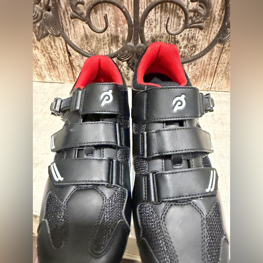 Peloton Black and Red Cycling Shoes 44 - Picture 5 of 9